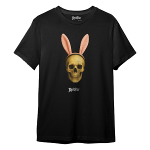 Skull with bunny ears