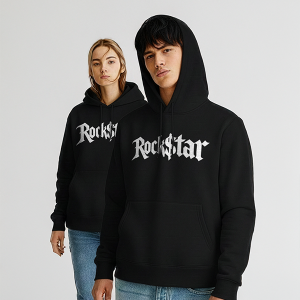 Black Rockstar Logo - Image 1
